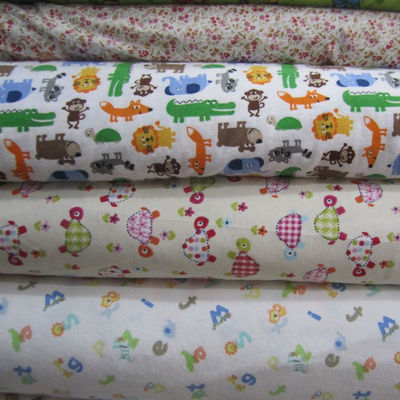 качество  Tear-Resistant Soft Cotton Fabric 100%Cotton Flannel Fabric For Baby Bedding Sets / Blanket / Home Textile завод