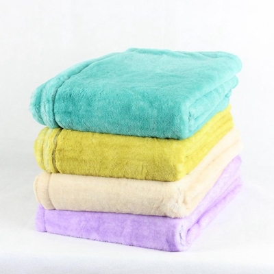 Super Soft Anti-bacteria Microfiber Two Tone Faux Rabbit Fur Throw Blanket